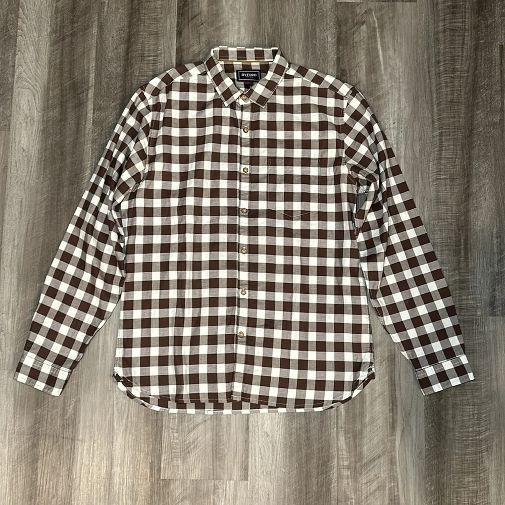 Byford Long Sleeve Button Down - Large
